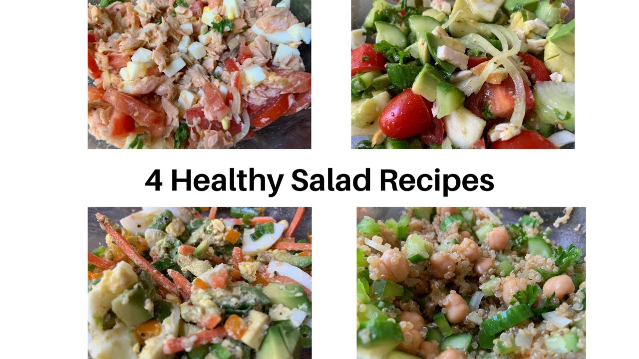 4 Healthy Salad Recipes. Time to eat HF 4 Healthy Salad Recipes. Time to eat HF