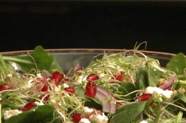 How to Make Spinach and Pomegranate Salad | Salad Recipes | Allrecipes.com