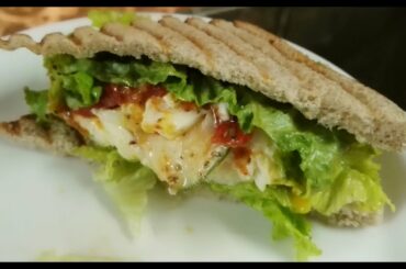 DIET egg sandwich easy to make under 4 mins