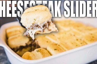 BODYBUILDING CHEESESTEAK SLIDERS | Low Carb High Protein Recipe