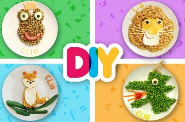 4 Easy Food Art LUNCH IDEAS you'll love | Healthy-n-Yummy | DIY Labs