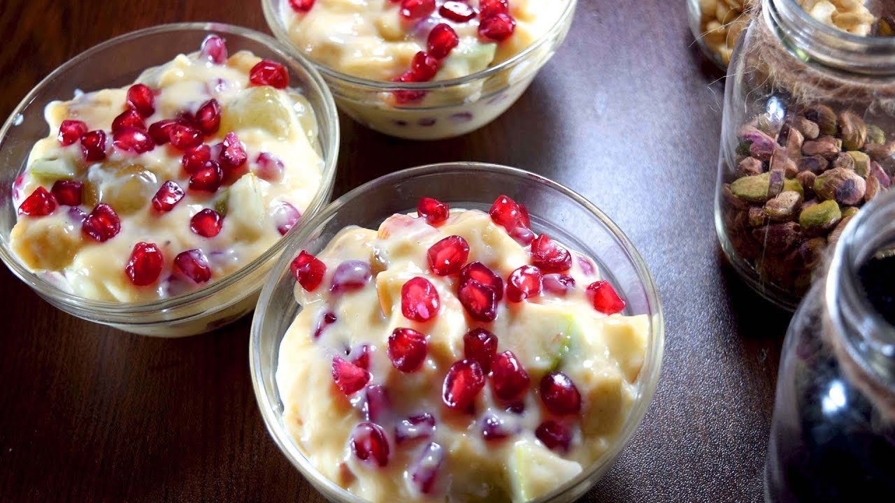 Fruit custard recipe | Mixed fruit salad recipe | how to make fruit custard Fruit custard recipe | Mixed fruit salad recipe | how to make fruit custard
