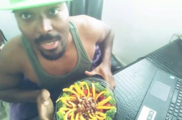 Man VS Salad. Episode 15 PART 2. How to make a super delicious healthy salad