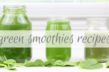 3 HEALTHY GREEN SMOOTHIES | HEALTHY BREAKFAST IDEAS | SPIRULINA