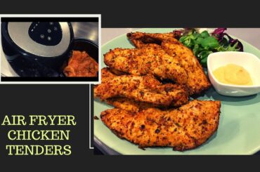 Chicken Tenders in Air fryer/No Oil Healthy Chicken /Air Fryer Recipes/Spicy Chicken