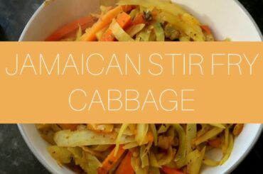 Jamaican Stir Fry Cabbage | Low Calorie | Vegan