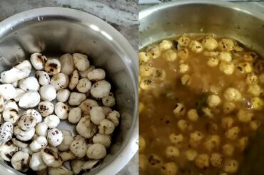 Simple and Easy Makhana recipe | Fox nut | Healthy Food