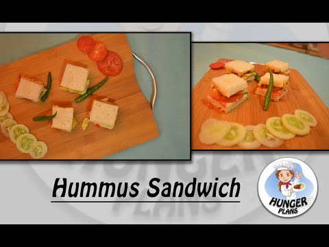 Hummus Sandwich | Paneer Hummus Sandwich | Quick Sandwich Recipe -By Hunger Plans. Hummus Sandwich | Paneer Hummus Sandwich | Quick Sandwich Recipe -By Hunger Plans.