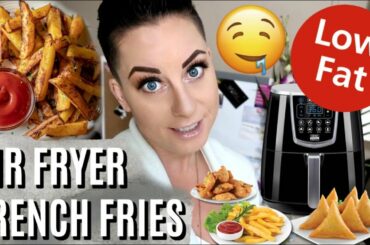 AIR FRYER FRENCH FRIES - Low Fat, Low Calorie, Easy Recipe!