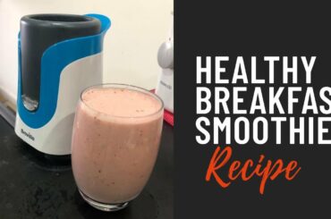 Healthy Smoothie for breakfast | Easy to prepare | Apple Raspberry Smoothie