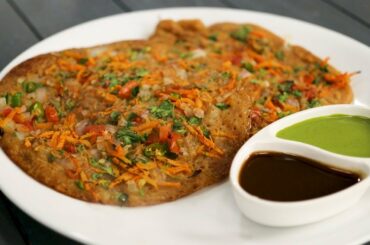 ब्रेड उत्तपम रेसिपी बनाने की रेसिपी - सुबह का नाश्ता cookingshooking hindi bread uttapam recipe
