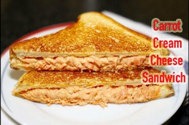 Carrot Cream Cheese Sandwich Recipe
