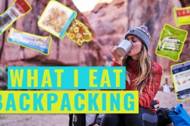 WHAT I EAT IN A DAY BACKPACKING - Backpacking Food Ideas