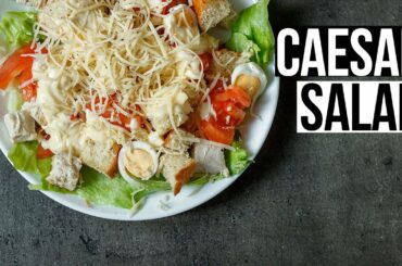 Caesar Salad Recipe | How to Make Homemade Caesar with Chicken Salad