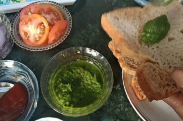 Healthy and tasty veg. Sandwich without mayonese only used home made cream