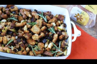 Healthy Homemade Thanksgiving Stuffing Recipe with Sprouted Grain | Angelic Bakehouse