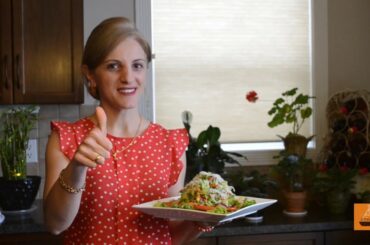 healthy tuna and avocado salad