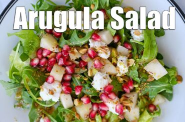 Arugula Salad with Goat Cheese and Pears | Salad Recipe
