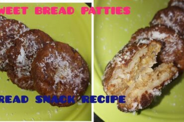 Sweet bread patties recipe,quick and easy bread sweet,healthy sweet recipe from Akshayam's kitchen.