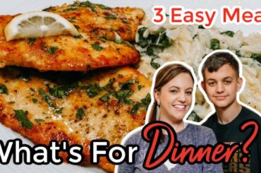 WHAT'S FOR DINNER? | EASY DINNER IDEAS | SIMPLE MEALS
