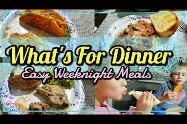 What's For Dinner | EASY Weeknight Meals | Meal Ideas For Busy Nights