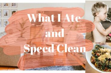 WHAT WE EAT IN A DAY / TODDLER/ MUMMY/ HEALTHY MEALS / SPEED CLEANING