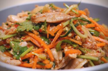 Spicy Shredded Chicken Salad Recipe – From Szechuan, China