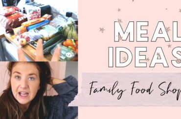UK FAMILY FOOD SHOP ON A BUDGET & FAMILY MEAL IDEAS!