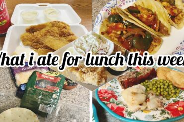 Back to work lunch ideas/ what I ate for lunch