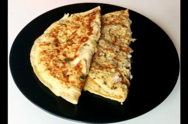 simple Egg omelette - Quick, Healthy and easy breakfast/Snack recipe