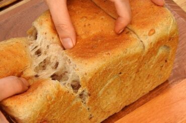 Soft Wholemeal Bread | No Butter, No Sugar | The Best & Very Healthy Whole Wheat Sandwich Recipe