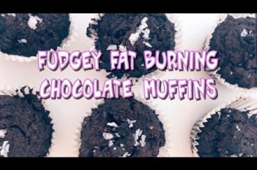 DESSERTS TO LOSE WEIGHT | Fudgy Fat Burning Chocolate Muffins