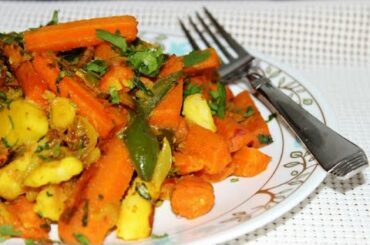 Carrot & Potato Side Dish (Vegan) | Quick & Healthy Vegan Recipe