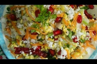 Hesarubele kosambari/ Healthy cucumber moongdal salad / Traditional Cucumber salad in Kannada