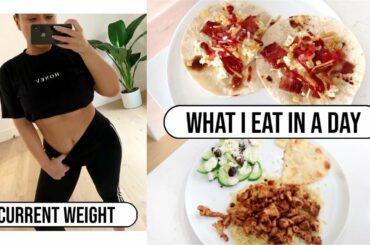 WHAT I EAT IN A DAY TO LOSE WEIGHT - WITH CALORIES!