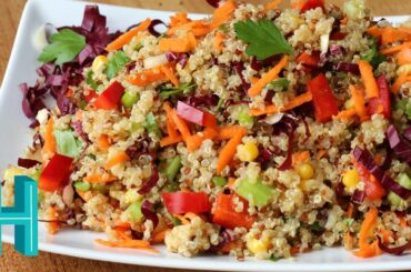 How to Make Rainbow Quinoa Salad Recipe |  Hilah Cooking