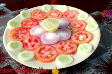 5 easy salad decoration idea/ salad decoration