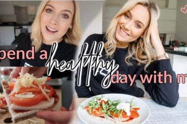 SPEND A HEALTHY DAY WITH ME! HEALTHY PIZZA RECIPE, FOOD SHOP + CAR CHATS