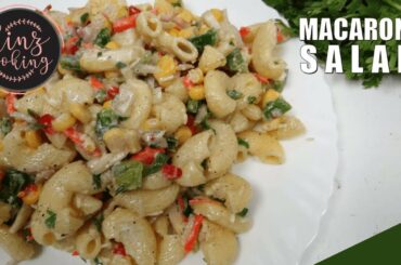 Veg Macaroni Salad Recipe Indian Style | How to Make Macaroni Salad Without Mayo in 5 Minute Video