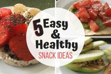 EASY & HEALTHY SNACK IDEAS // DIMELO MAMI