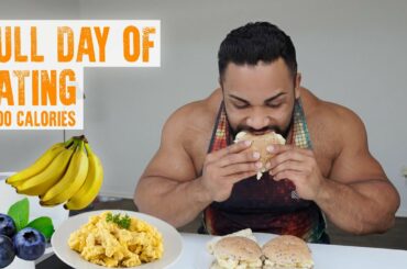 Bodybuilder Full Day of Eating | 4000 Calories
