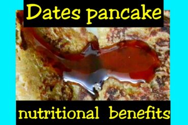 Dates wheat pancake | No baking soda/baking powder | kid's healthy breakfast | Pancake series | PC 2
