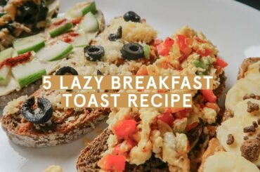 5 Lazy Breakfast Toast Ideas | Kryz Uy