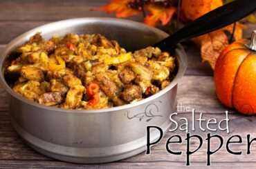 Easy Homemade Bread Stuffing in the Ninja Foodi (or IP Duo Crisp)