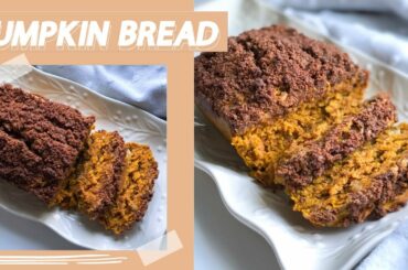 The BEST Pumpkin Bread | Dairy-Free + Gluten- Free | Simple And Healthy Fall Recipe 🎃
