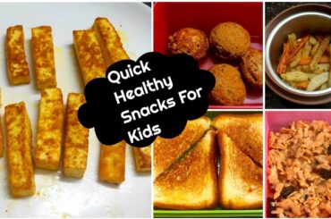 | 5 Quick Healthy Snacks For Kids Snacks Box | Easy Snacks For Kids | Series -1|