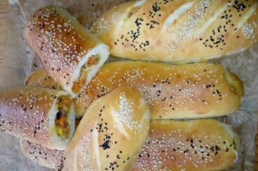 Bread filled with veggies (ENG+ARA recipe)