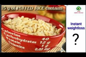 Best Weightloss Low Calorie Indian Evening Snacks Recipe / Murmura chatpata / Fat cutter snack