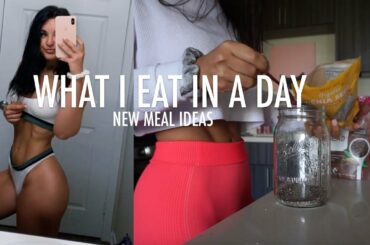 FULL DAY OF EATING | New Breakfast, Lunch, & Dinner Ideas