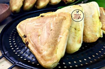 Chicken Sandwich Cake Recipe | Quick Sandwich cake Recipe | Thahi’s Littile Kitchen